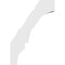 Ekena Millwork 3 1/2-in. W x 18-in. D x 26-in. H Balboa Architectural Grade PVC Knee Brace BRCP035X18X26BOA - alternate 5